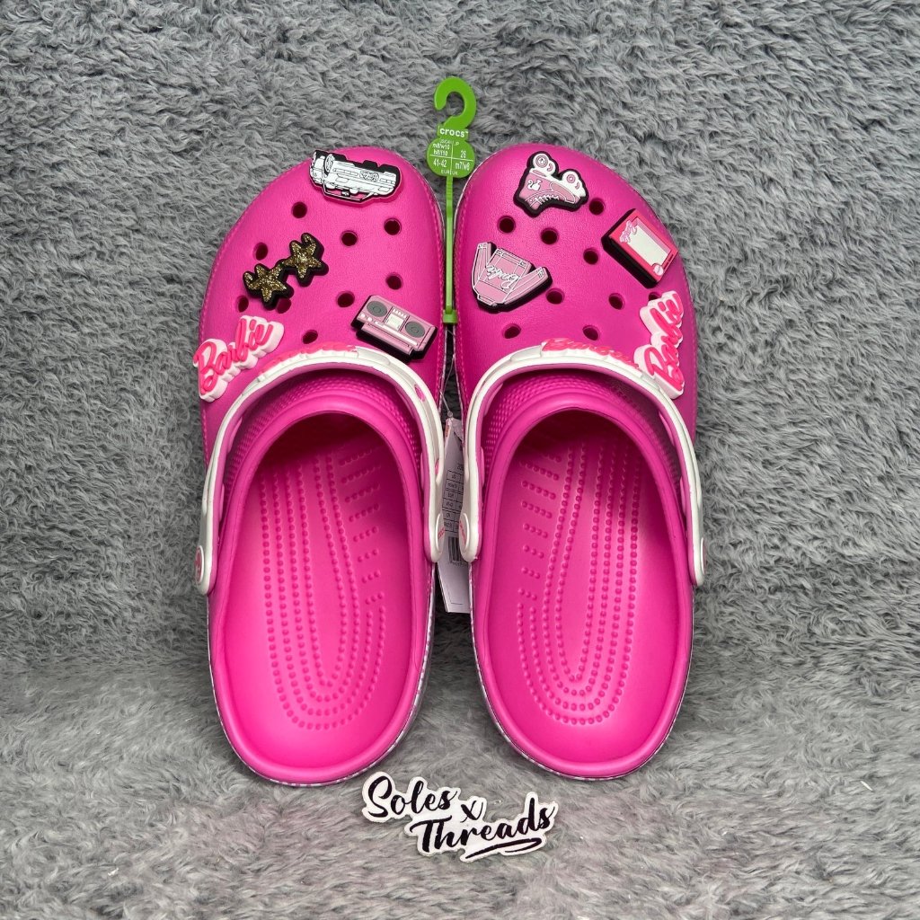 Crocs Classic Clogs Barbie Electric Pink Adult Unisex Sizes Women